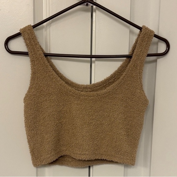 if it were me Tan Women's Crop Top - Picture 3 of 4